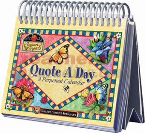 Susan Winget Daily Quotes Perpetual Calendar