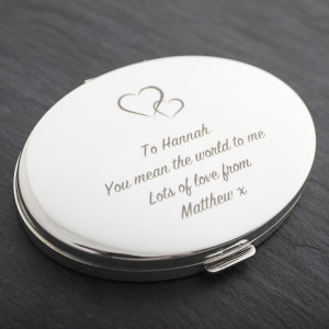 beautiful mirror diamond engraved with your message...