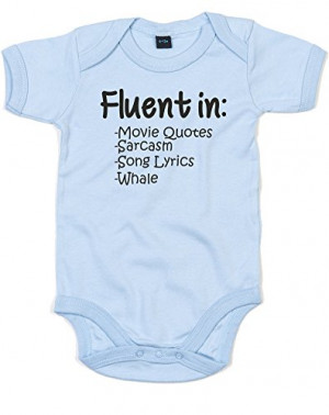 ... baby grow dusty blue black 3 6 months fluent in printed baby grow