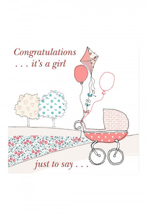 It S a Girl Congratulations Quotes
