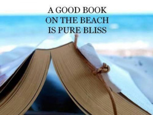 good book on the beach is pure bliss