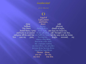 ... angels poetry page guardian angel poems my guardian angel guardian