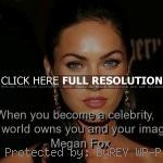 ... celebrity, girl megan fox, quotes, sayings, privacy, celebrity quote