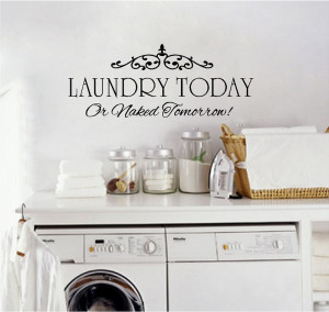 wall quotes for the laundry room laundry wall quotes add charm and ...