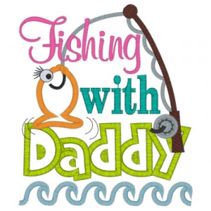 Cute Girls Daddy's Lil' Little Fishing Buddy T-Shirt - Fishing With ...