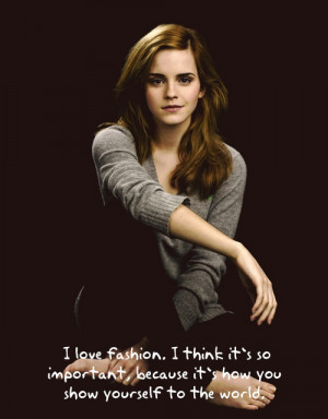Emma Watson quote.