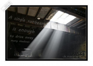 single sunbeam is enough quote