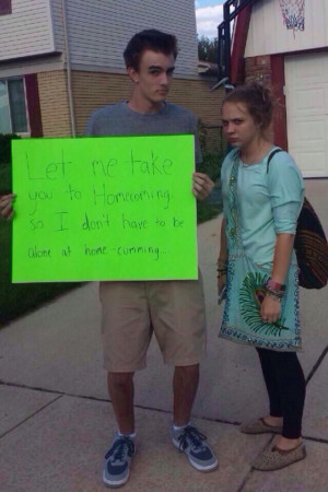 Funny Meme – [Probably the best Homecoming proposal I’ve seen]