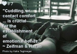 Cuddling is Crucial to emotional bonds