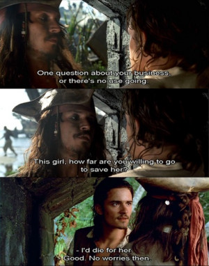 jack sparrow and will turner!!!!