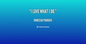 Vanessa Paradis Quotes