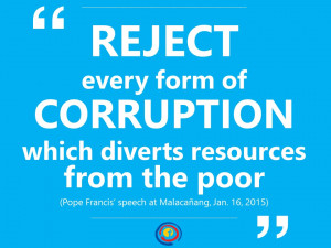 ... from the poor (Pope Francis’ speech at Malacañang, Jan. 16, 2015