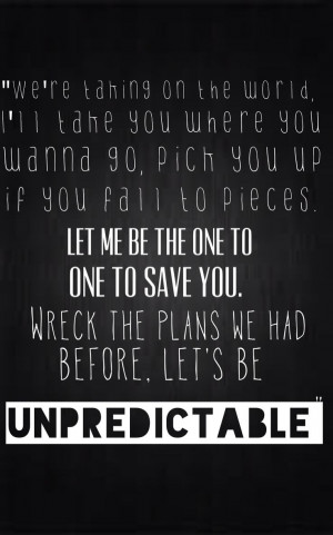5SOS lyrics Unpredictable