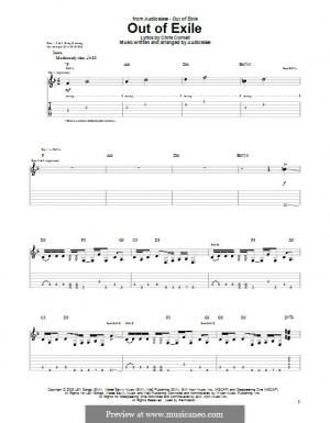 musicaneo.comOut of Exile (Audioslave): For guitar with tab by Chris ...