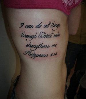 11. Bible Verse on Ribs for Girls 2013