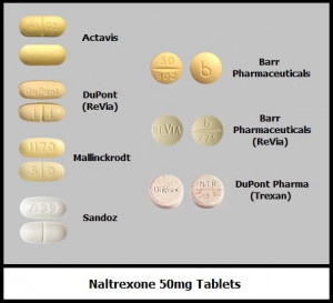 ReVia Trexan naltrexone tablets 50mg