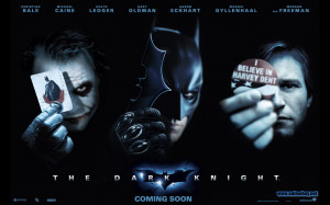Download Batman Dark Knight wallpaper, 'Batman Joker Poster'.