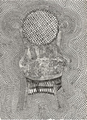 ... more Ruth Asawa: Asawa Chairs, Chairs Lithograph, Black, Chairs 1965