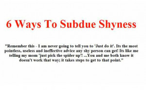 Shyness Pictures Letvc - ways to subdue shyness