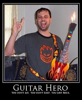 funny guitar player