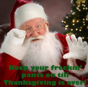 Anyway - anti Christmas creep