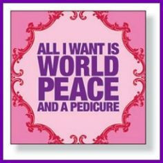 Peace AND Pampering! www.thenaillady.com More