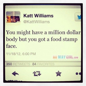 Funny Tweets: Food Stamp Face? Wow!