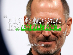 ... Steve Jobs most memorable quotes about success,leadership,life