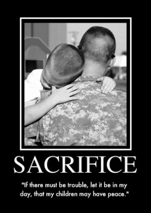 Month of the Military Child: Sacrifice