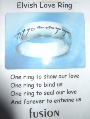 !: Elvish Love, Nerd Rings, Elvish Wedding Tolkien, Rings Nic, Elvish ...