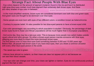 Interesting Strange Fact About PeopleWith Blue Eyes