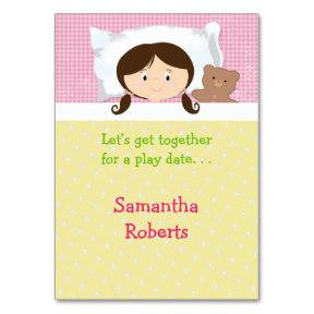 slumber_party_play_date_calling_cards_business_card