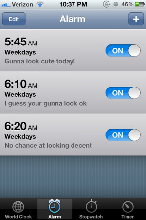 alarm # clock # iphone alarm # morning # funny # iphone # to early ...