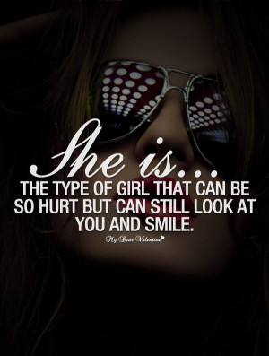 Girlfriend Quotes - She is the type of girl that can be