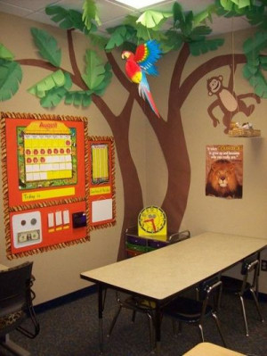Jungle themed classroom...LOVE this!