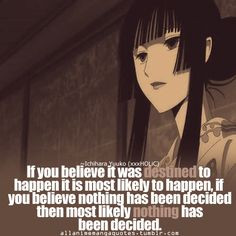 xxxholic animemanga quot animemanga otaku anim quot xxxholic quotes ...