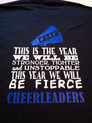 Cute for my JM this year !!! #fierce #cheerleaders