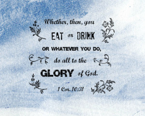 also used PicMonkey to make my own Bible verse printable.