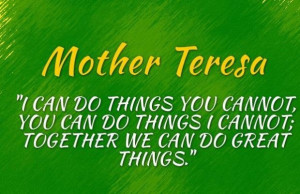 Quotes and sayings by mother teresa (11)