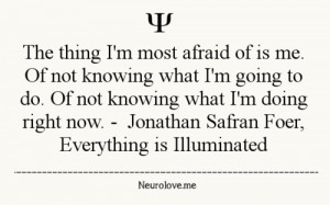 quote quotes Jonathan Safran Foer Everything is Illuminated