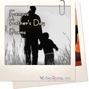 Famous Father’s Day Poems