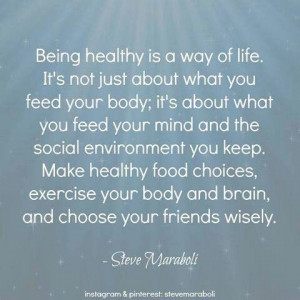 Healthy.. mind, body and soul