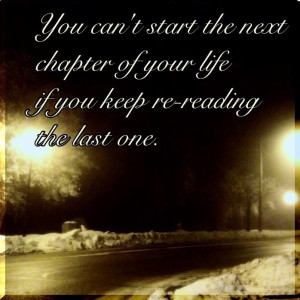 picture I took this winter with a quote about life added to it.