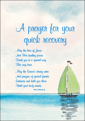 Prayer for Your Quick Recovery