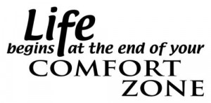 ... Comfort Zone Travel Quote Phrase Wall Art Vinyl Decal Sticker | eBay