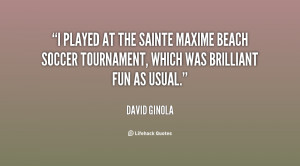 played at the Sainte Maxime Beach Soccer Tournament, which was ...