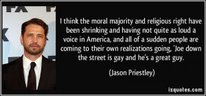 right have been shrinking and having not quite as loud a voice ...