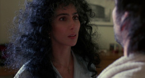 Cher and Nicolas Cage in Norman Jewison's Moonstruck (1987)