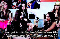... was a point camila said 'let's take a shower together' to normani