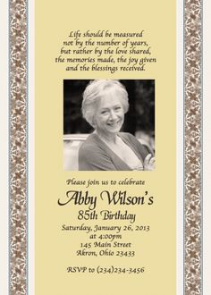 Luminous Lady - Adult Birthday Party Invitations in Gilded or Lipstick ...
